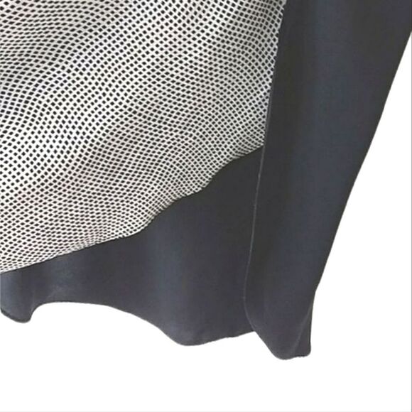 Mossimo Black & White Abstract Dot Hi Low Hem Tank Top size L - Picture 3 of 6